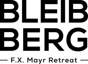 Logo BLEIB BERG F.X. Mayr Retreat